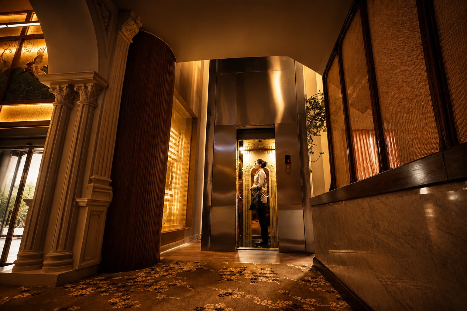 The main lobby